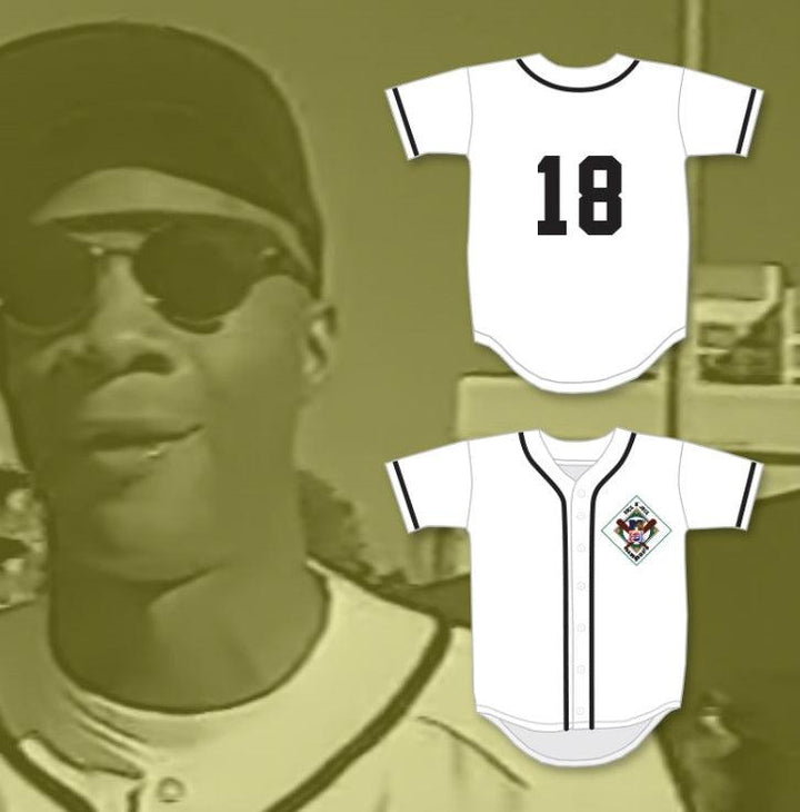 Custom Any Name Number DARRYL STRAWBERRY 18 SALAMANDERS BASEBALL JERSEY 1ST ANNUAL ROCK N' JOCK DIAMOND DERBY 1990 Top Stitched S-6XL