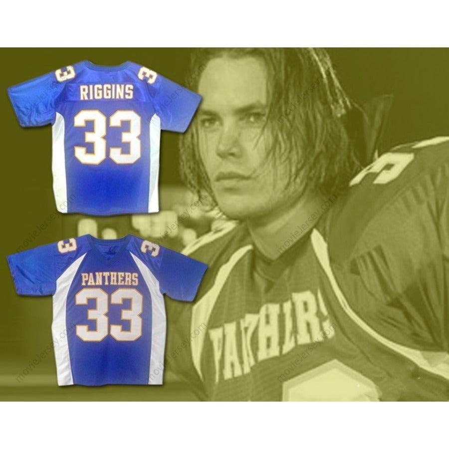 CUSTOM ANY Name Number FRIDAY NIGHT LIGHTS TIM RIGGINS 33 DILLON PANTHERS HIGH SCHOOL Football Jersey Top Stitched S-6XL