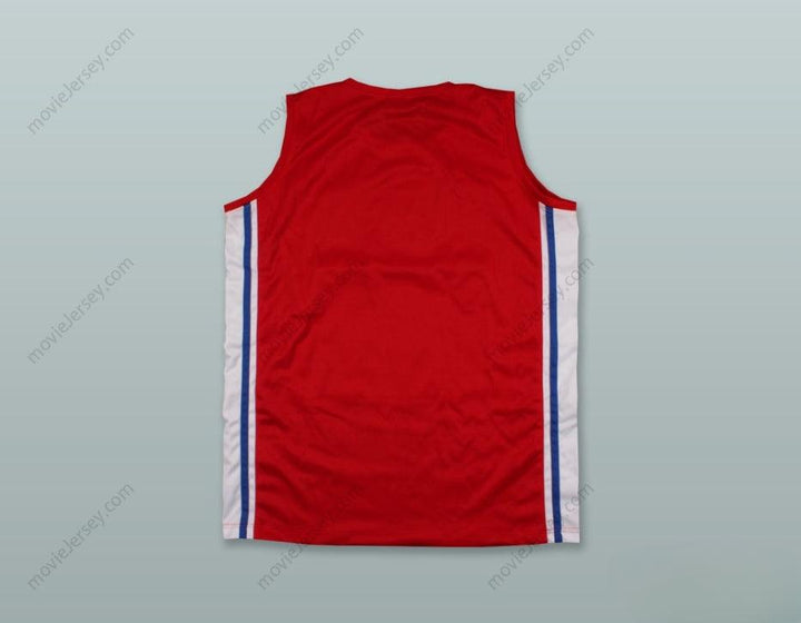CUSTOM ANY Name Number CARL LEWIS 915 USA RED TRACK AND FIELD JERSEY Top Stitched S-6XL