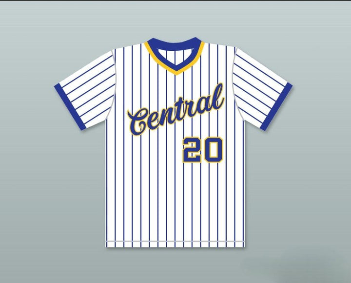 Custom Any Name Number DAN MARINO 20 CENTRAL CATHOLIC HIGH SCHOOL VIKINGS PINSTRIPED BASEBALL JERSEY Top Stitched S-6XL
