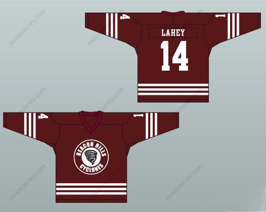 Custom Any Name Number Isaac Lahey 14 Beacon Hills Cyclones Hockey Jersey Teen Wolf TV Series Top Stitched S-6XL