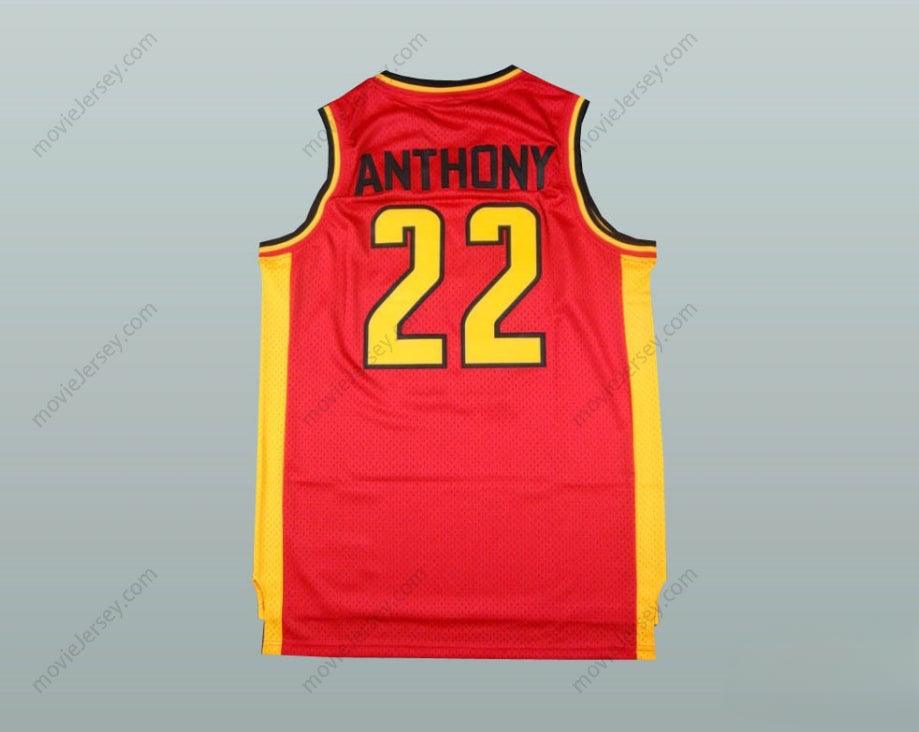 CUSTOM ANY Name Number CARMELO ANTHONY   ACADEMY BASKETBALL JERSEY STITCH SEWN Top Stitched S-6XL