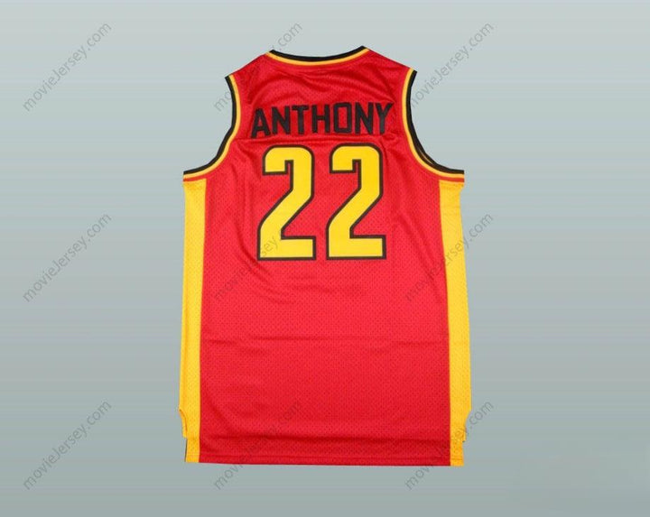 CUSTOM ANY Name Number CARMELO ANTHONY   ACADEMY BASKETBALL JERSEY STITCH SEWN Top Stitched S-6XL