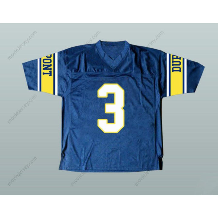 CUSTOM RANDY MOSS 3 DUPONT PANTHERS HIGH SCHOOL FOOTBALL JERSEY Top Stitched S-6XL