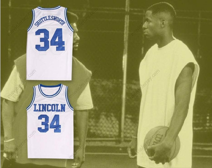 CUSTOM ANY Name Number JESUS SHUTTLESWORTH 34 LINCOLN HIGH SCHOOL BASKETBALL JERSEY HE GOT GAME Top Stitched S-6XL