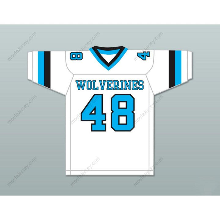 CUSTOM ANY Name Number ROB GRONKOWSKI 48 WOODLAND HILLS HIGH SCHOOL WOLVERINES Football Jersey Top Stitched S-6XL