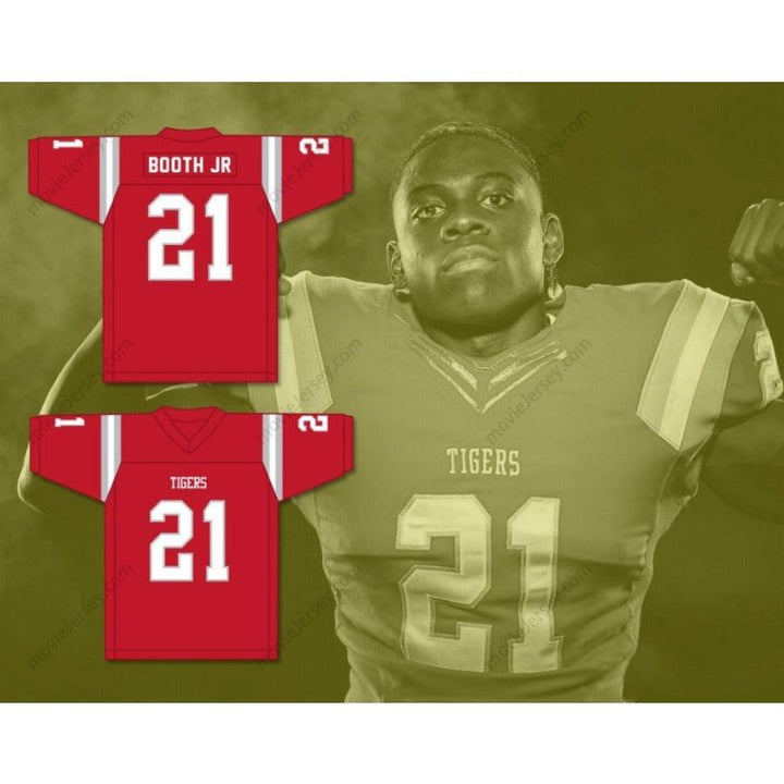 CUSTOM ANY Name Number ANDREW BOOTH JR 21 ARCHER HIGH SCHOOL TIGERS Football Jersey Top Stitched S-6XL
