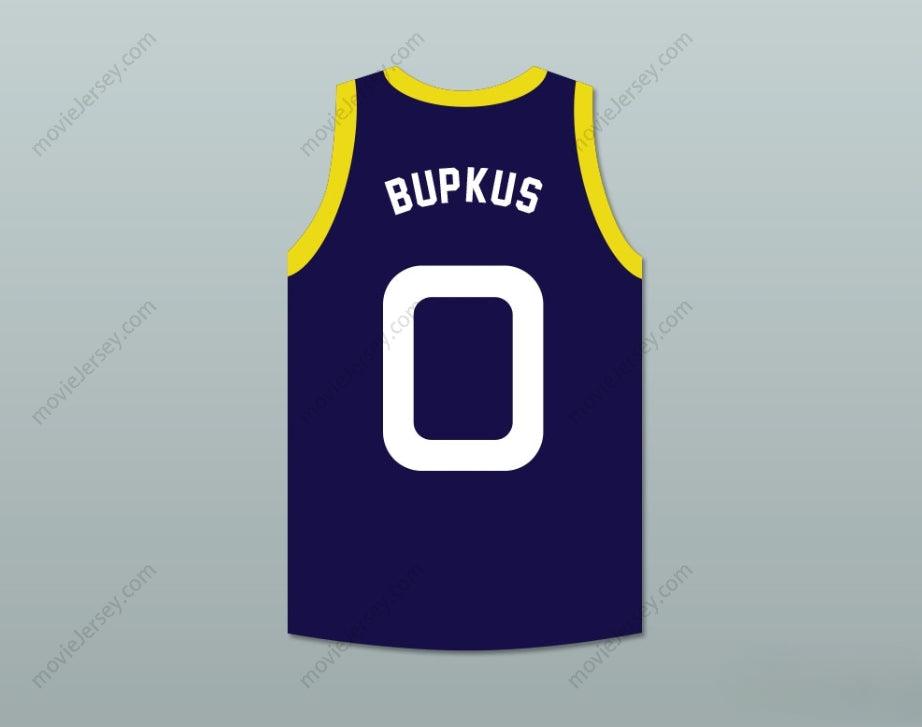 CUSTOM ANY Name Number BUPKUS 0 MONSTARS DARK BLUE BASKETBALL JERSEY SPACE JAM Top Stitched S-6XL