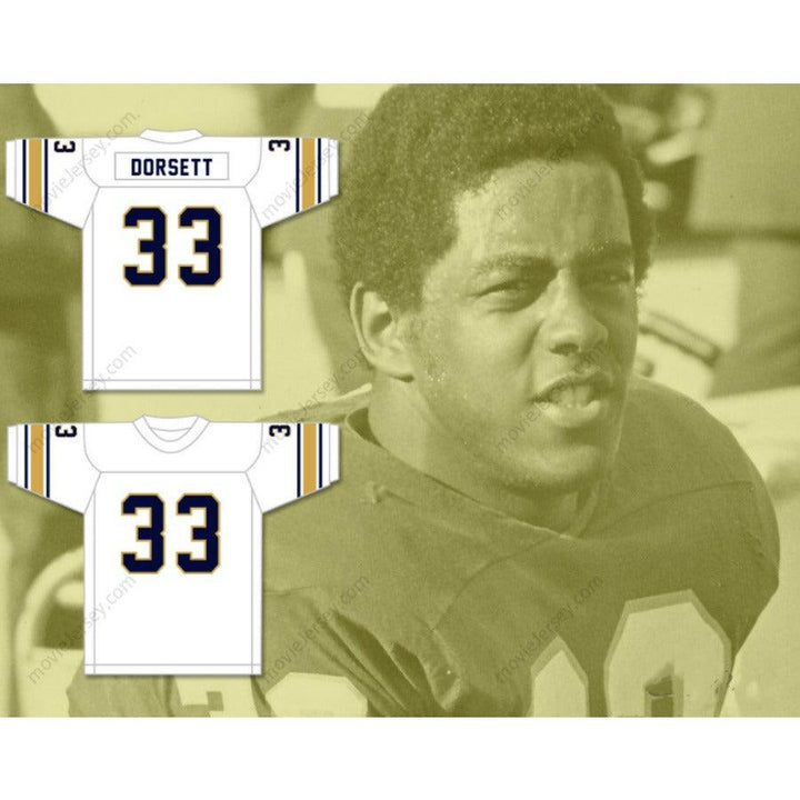 CUSTOM ANY Name Number TONY DORSETT 33 HOPEWELL HIGH SCHOOL VIKINGS Football Jersey Top Stitched S-6XL