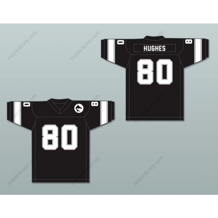 CUSTOM ANY Name Number 1974 WFL DENNIS HUGHES 80 JACKSONVILLE SHARKS ROAD Football Jersey Top Stitched S-6XL