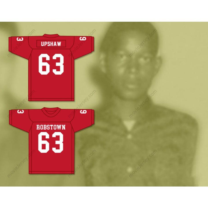 CUSTOM ANY Name Number GENE UPSHAW 63 ROBSTOWN HIGH SCHOOL COTTON PICKERS Football Jersey Top Stitched S-6XL