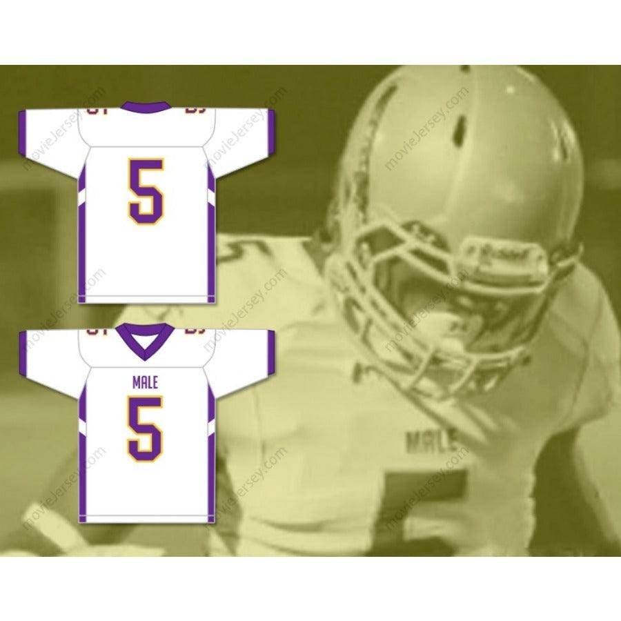 CUSTOM ANY Name Number NATE HOBBS 5 MALE HIGH SCHOOL BULLDOGS Football Jersey Top Stitched S-6XL