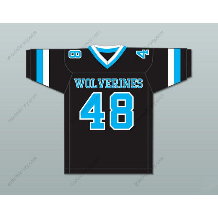 CUSTOM ANY Name Number ROB GRONKOWSKI 48 WOODLAND HILLS HIGH SCHOOL WOLVERINES Football Jersey Top Stitched S-6XL