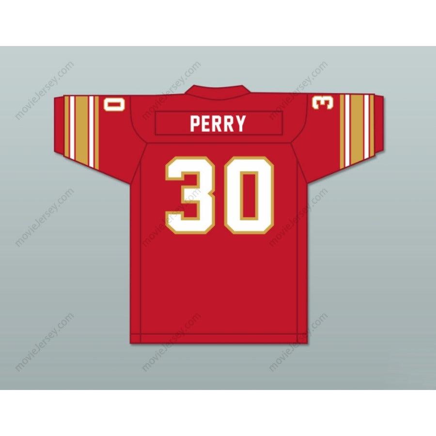 CUSTOM ANY Name Number 1983 USFL LEON PERRY 30 BIRMINGHAM STALLIONS ROAD Football Jersey Top Stitched S-6XL