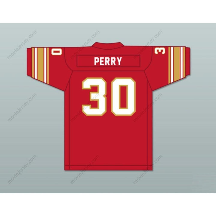 CUSTOM ANY Name Number 1983 USFL LEON PERRY 30 BIRMINGHAM STALLIONS ROAD Football Jersey Top Stitched S-6XL