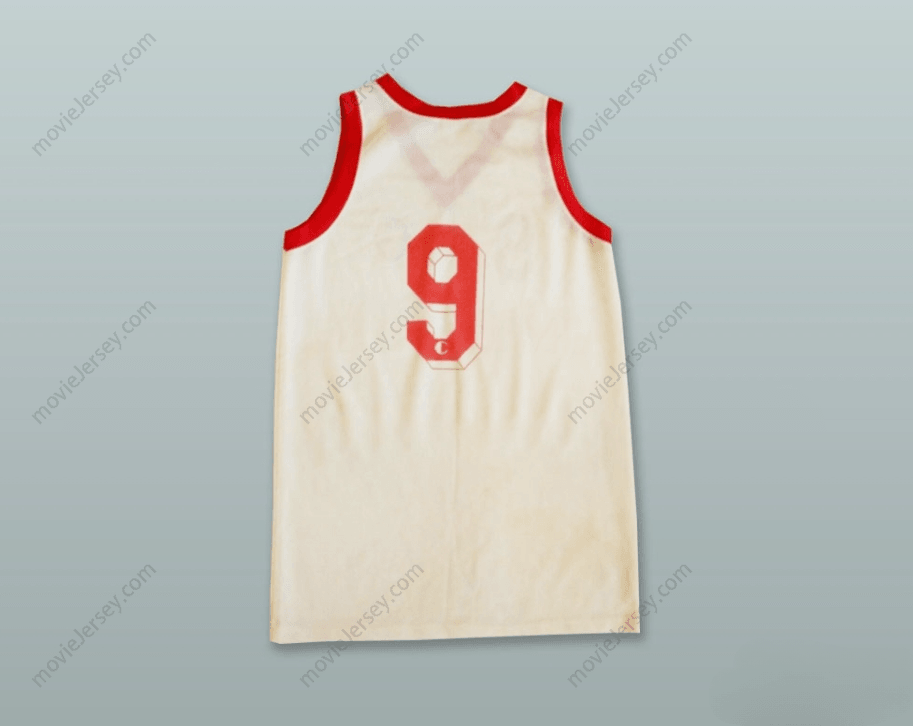 CUSTOM ANY Name Number KK CRVENA ZVEZDA 9 RED STAR BEOGRAD SERBIA WHITE BASKETBALL JERSEY Top Stitched S-6XL
