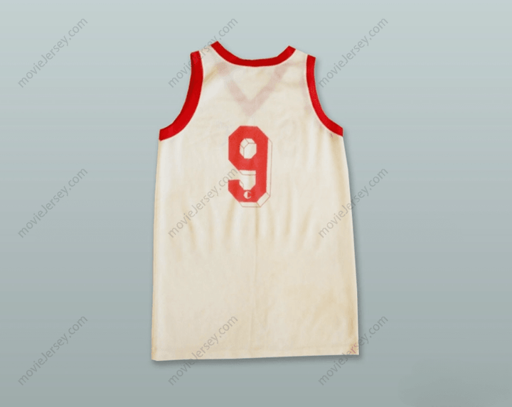 CUSTOM ANY Name Number KK CRVENA ZVEZDA 9 RED STAR BEOGRAD SERBIA WHITE BASKETBALL JERSEY Top Stitched S-6XL