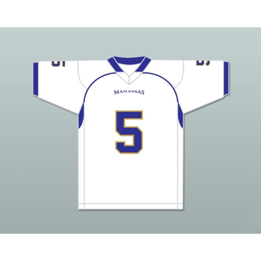 CUSTOM ANY Name Number REDMOND 5 MANASSAS TIGERS HIGH SCHOOL Football Jersey Top Stitched S-6XL