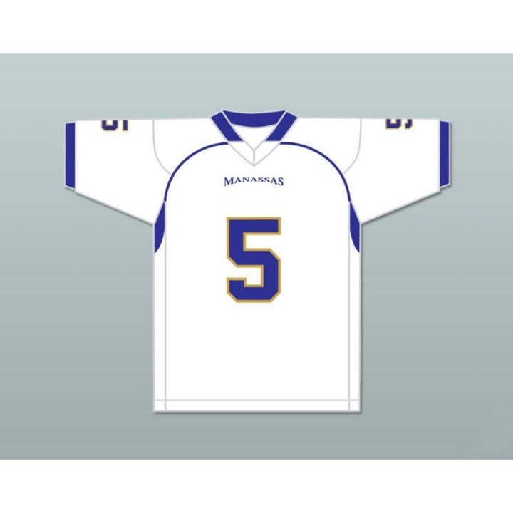 CUSTOM ANY Name Number REDMOND 5 MANASSAS TIGERS HIGH SCHOOL Football Jersey Top Stitched S-6XL