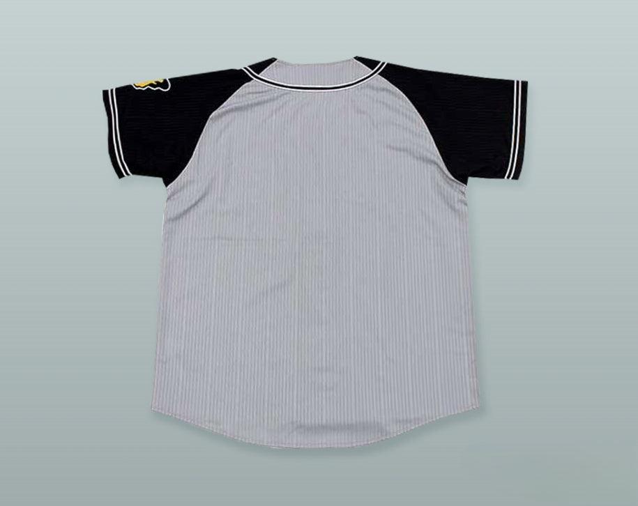 Custom Any Name Number HANSHIN TIGERS GRAY BASEBALL JERSEY WITH PATCH Top Stitched S-6XL