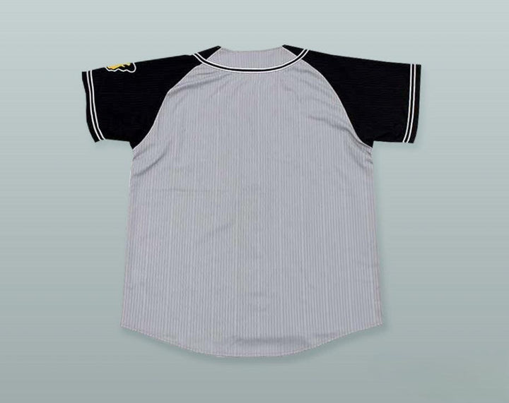 Custom Any Name Number HANSHIN TIGERS GRAY BASEBALL JERSEY WITH PATCH Top Stitched S-6XL