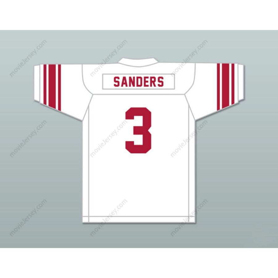 CUSTOM BARRY SANDERS 3 NORTH HIGH SCHOOL REDSKINS FOOTBALL JERSEY S-6XL Top Stitched S-6XL