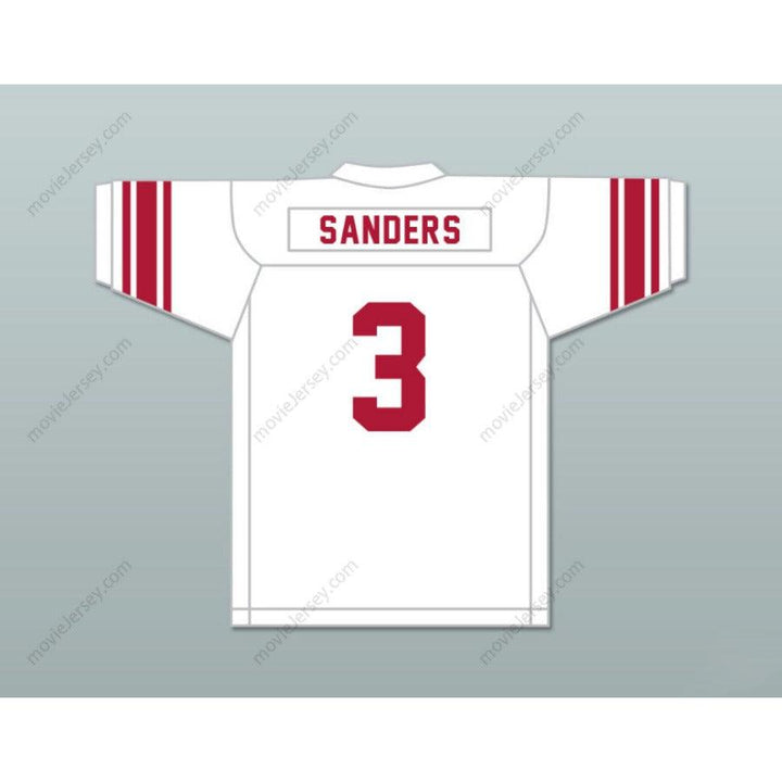 CUSTOM BARRY SANDERS 3 NORTH HIGH SCHOOL REDSKINS FOOTBALL JERSEY S-6XL Top Stitched S-6XL