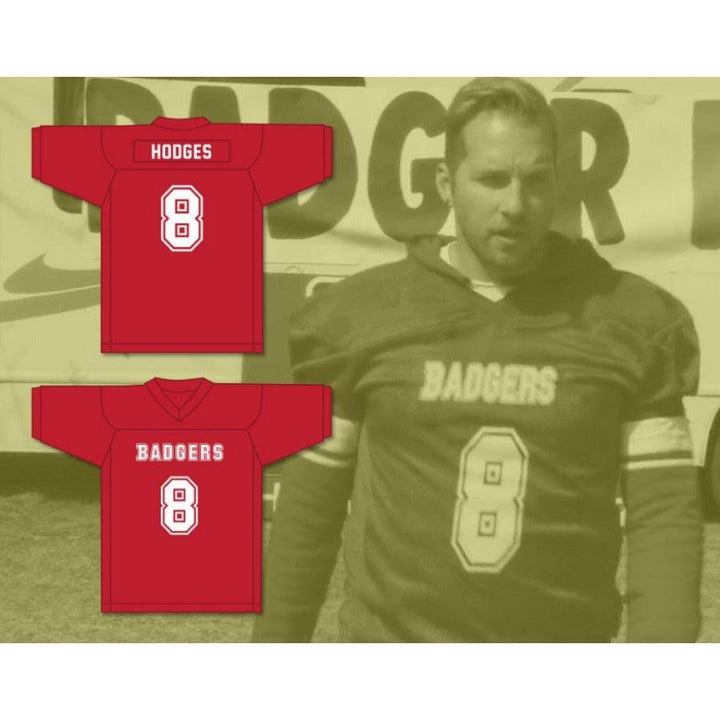CUSTOM ANY Name Number HODGES 8 PUTNAM BADGERS HIGH SCHOOL RED Football Jersey Top Stitched S-6XL