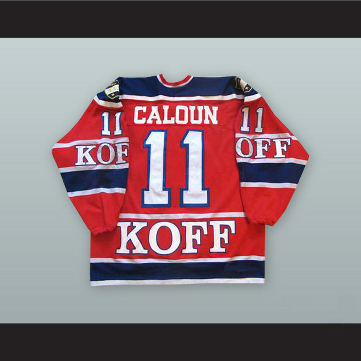 Custom Jan Caloun 11 HIFK Helsinki Red Hockey Jersey Top Stitched S-6XL