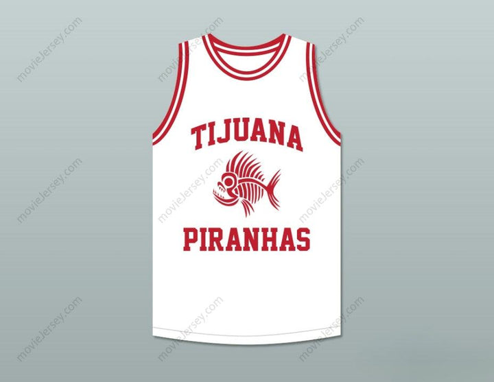 CUSTOM ANY Name Number SERGE IBAKA 19 TIJUANA PIRANHAS WHITE BASKETBALL JERSEY MEXICAN EXPANSION TEAM Top Stitched S-6XL