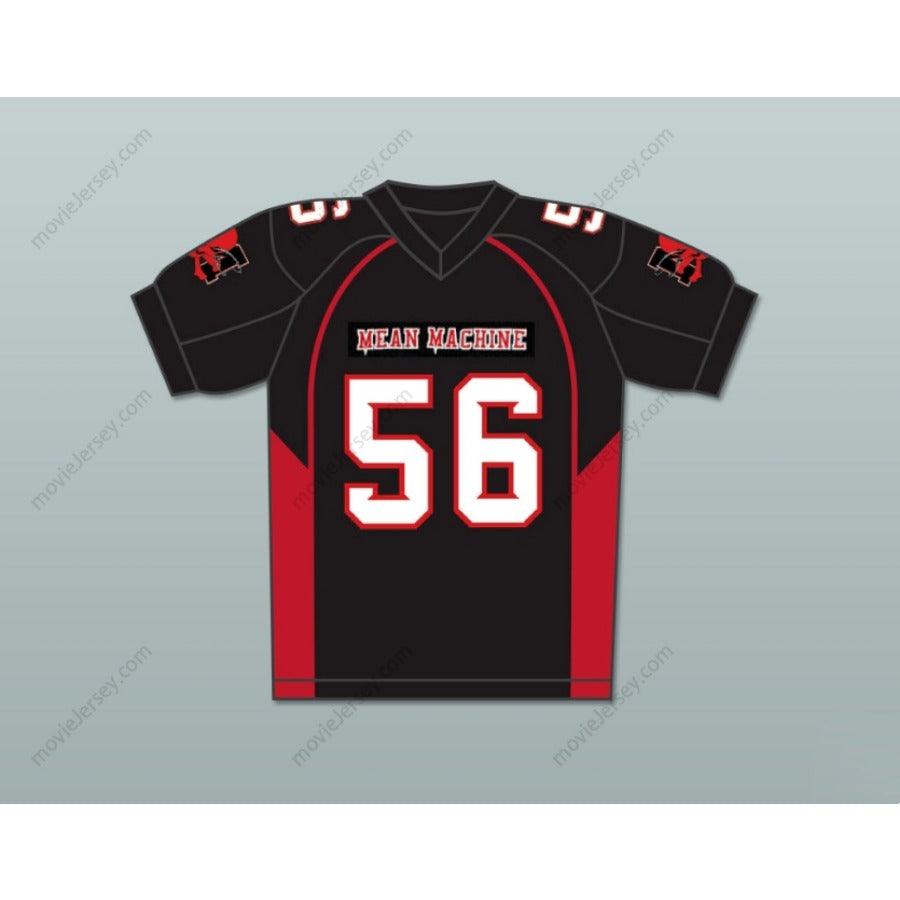 CUSTOM ANY Name Number 56 LUTTER MEAN MACHINE CONVICTS FOOTBALL JERSEY INCLUDES PATCHES Top Stitched S-6XL
