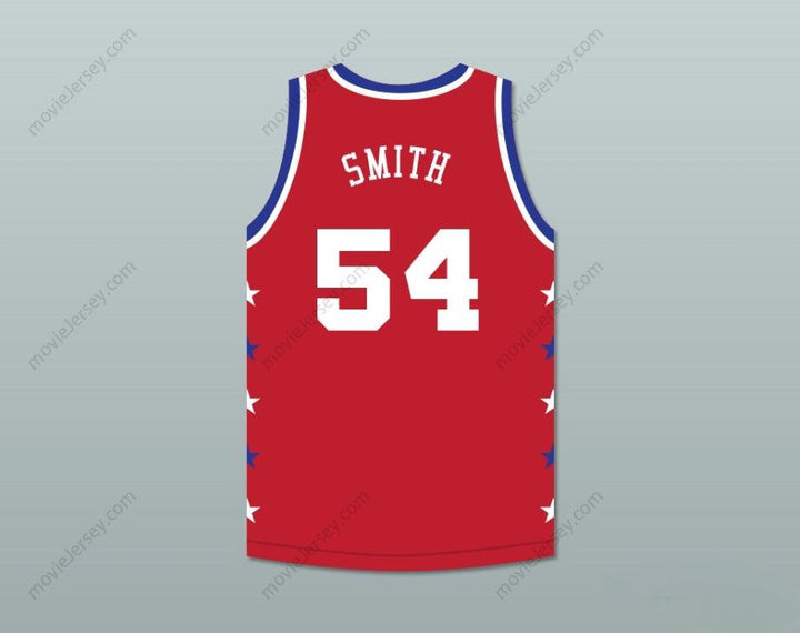 CUSTOM ANY Name Number CHARLES SMITH 54 MAGIC JOHNSON ALL STAR GAME RED BASKETBALL JERSEY 1990 MIDSUMMER NIGHT'S MAGIC CHARITY EVENT Top Stitched S-6XL