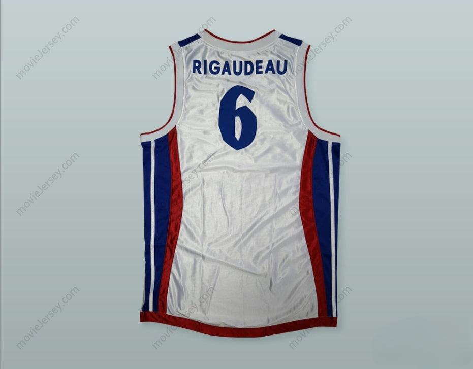 CUSTOM ANY Name Number ANTOINE RIGAUDEAU 6 EUROBASKET FRANCE BASKETBALL JERSEY Top Stitched S-6XL