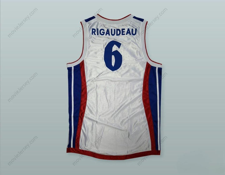 CUSTOM ANY Name Number ANTOINE RIGAUDEAU 6 EUROBASKET FRANCE BASKETBALL JERSEY Top Stitched S-6XL