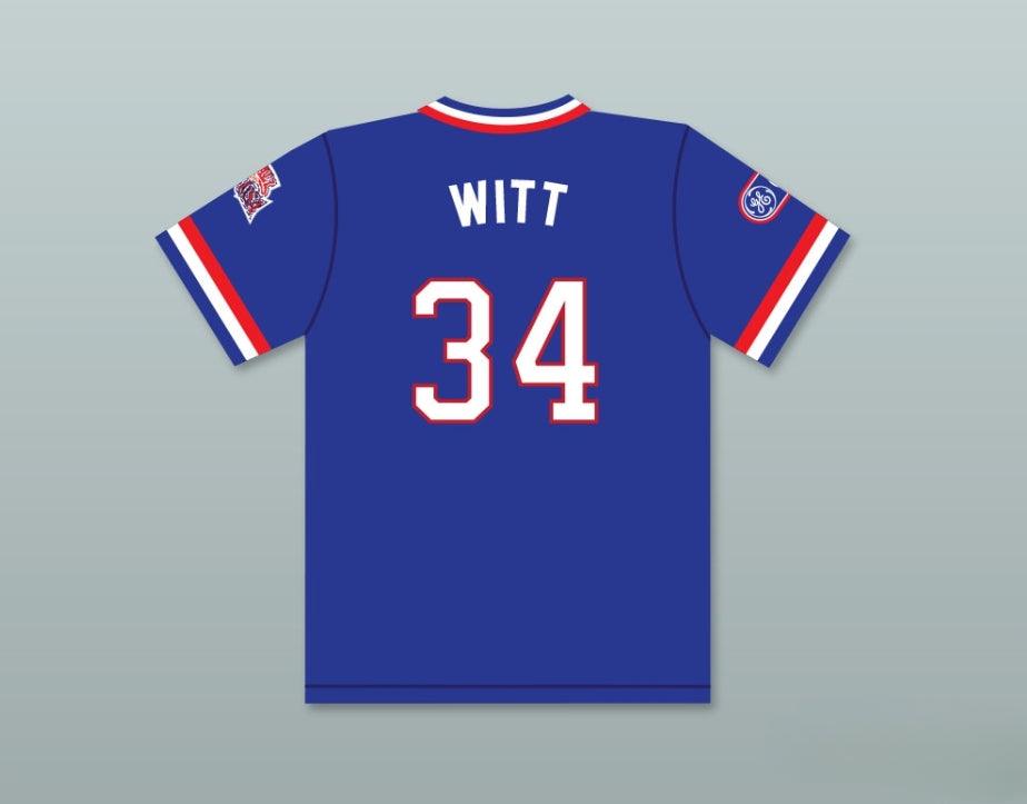 Custom Any Name Number BOBBY WITT 34 1984 USA TEAM BLUE BASEBALL JERSEY Top Stitched S-6XL