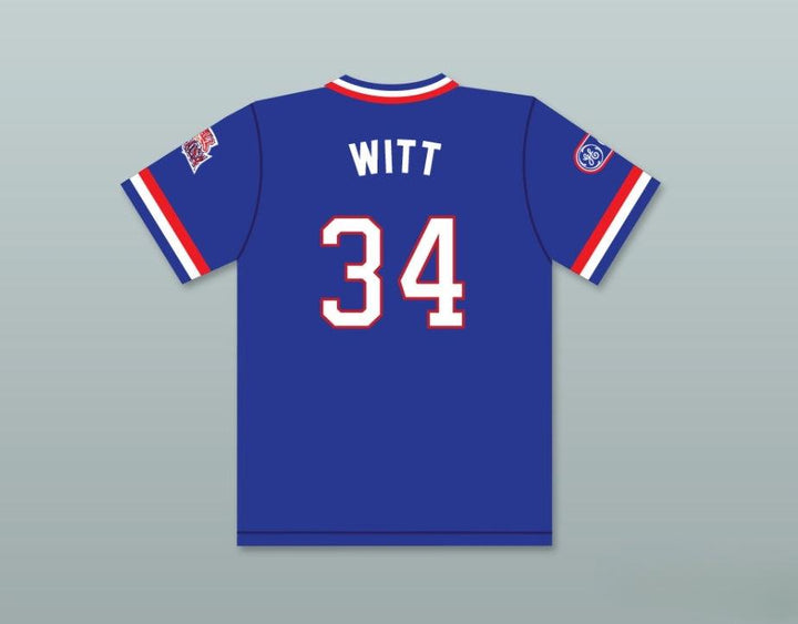 Custom Any Name Number BOBBY WITT 34 1984 USA TEAM BLUE BASEBALL JERSEY Top Stitched S-6XL