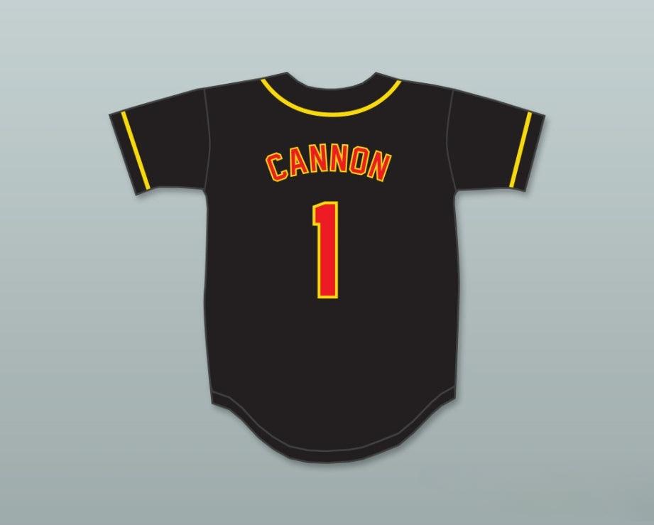 Custom Any Name Number NICK CANNON 1 ALL THAT BUTTON DOWN BLACK BASEBALL JERSEY Top Stitched S-6XL