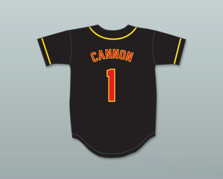 Custom Any Name Number NICK CANNON 1 ALL THAT BUTTON DOWN BLACK BASEBALL JERSEY Top Stitched S-6XL
