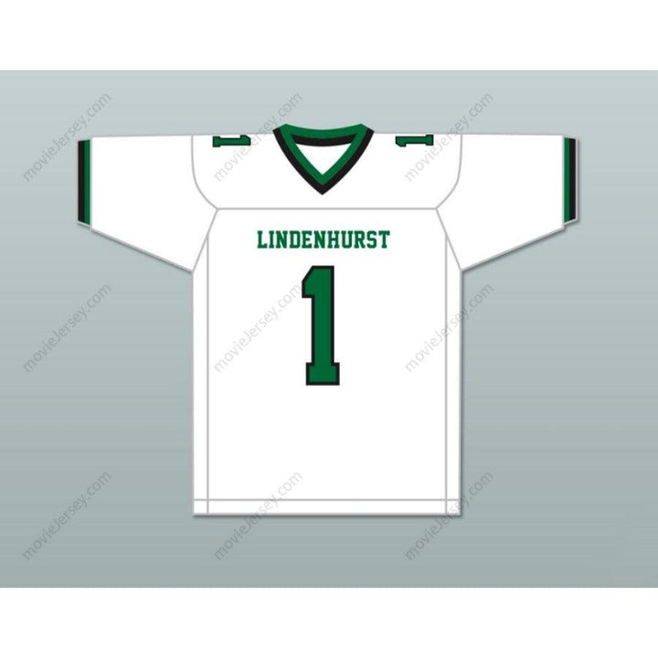 CUSTOM ANY Name Number JEREMY RUCKERT 1 LINDENHURST SENIOR HIGH SCHOOL BULLDOGS Football Jersey Top Stitched S-6XL