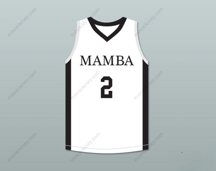 CUSTOM ANY Name Number GIGI 2 MAMBA BALLERS WHITE BASKETBALL JERSEY VERSION 3 Top Stitched S-6XL