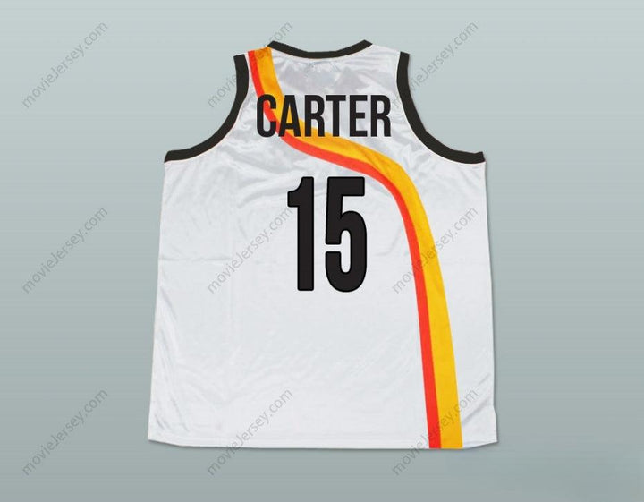CUSTOM ANY Name Number VINCE CARTER 15 ROSWELL RAYGUNS WHITE BASKETBALL JERSEY Top Stitched S-6XL