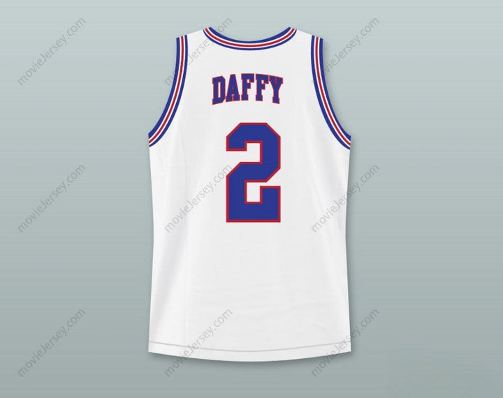 CUSTOM ANY Name Number DAFFY DUCK 2 TUNE SQUAD BASKETBALL JERSEY WITH SPACE JAM PATCH Top Stitched S-6XL