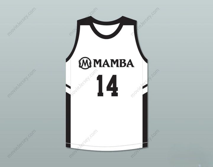 CUSTOM ANY Name Number PAYTON 14 MAMBA BALLERS WHITE BASKETBALL JERSEY VERSION 2 Top Stitched S-6XL
