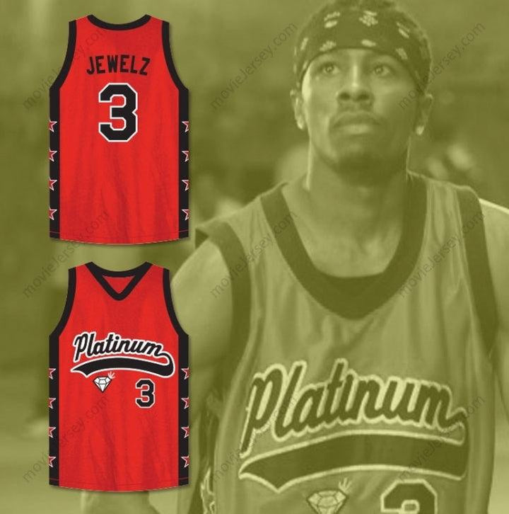 CUSTOM ANY Name Number PHILIP CHAMPION JEWELZ 3 PLATINUM JEWELZ BASKETBALL JERSEY CROSSOVER Top Stitched S-6XL