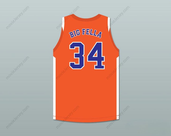 CUSTOM ANY Name Number BIG FELLA 34 HARLEM BUCKETS BASKETBALL JERSEY UNCLE DREW Top Stitched S-6XL
