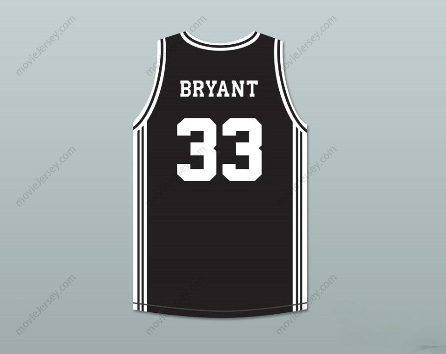 CUSTOM ANY Name Number  BRYANT 33 LOWER MERION HIGH SCHOOL ACES BLACK BASKETBALL JERSEY 2 Top Stitched S-6XL