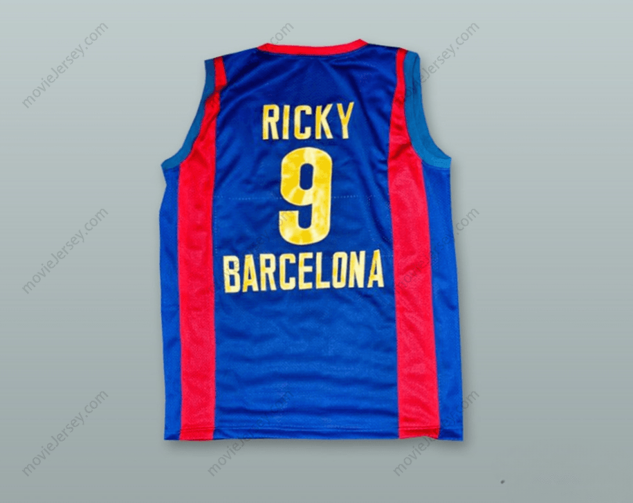 CUSTOM ANY Name Number RICKY RUBIO BARCELONA SPAIN BASKETBALL JERSEY Top Stitched S-6XL