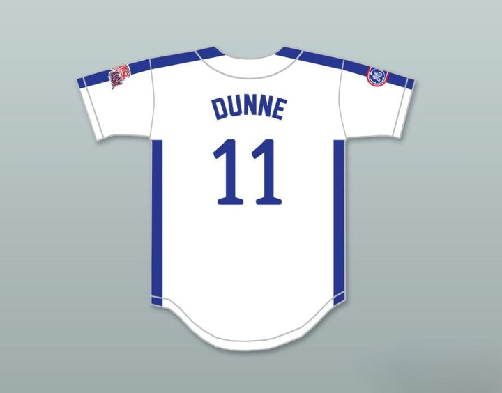 Custom Any Name Number MIKE DUNNE 11 1984 USA TEAM WHITE BUTTON DOWN BASEBALL JERSEY Top Stitched S-6XL