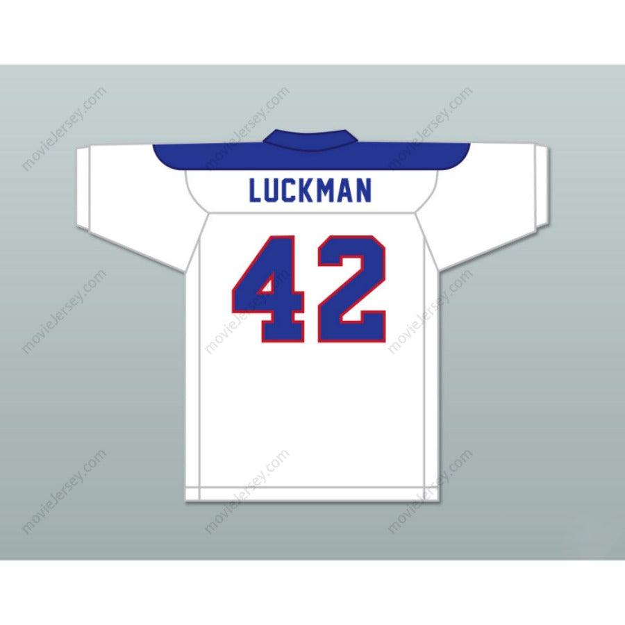 CUSTOM ANY Name Number SID LUCKMAN 42 ERASMUS HALL HIGH SCHOOL Football Jersey Top Stitched S-6XL