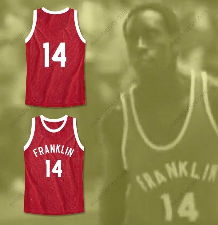 CUSTOM ANY Name Number DON CHEADLE EARL "THE GOAT" MANIGAULT 14 BENJAMIN FRANKLIN HIGH SCHOOL BASKETBALL JERSEY REBOUND Top Stitched S-6XL